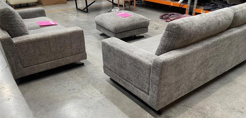 NZ PRZ20298 3 PCE BARI SOFA 3S MORNINGTON STEEL
