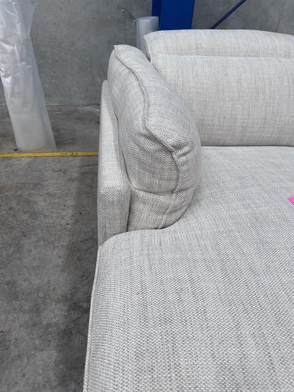 NZ CLZ20396 Sorrento Recliner Modular Chaise LAF Alpha Natural