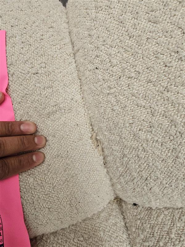 NZ CLZ20350 Aero Ottoman Jacquard Boucle Cream