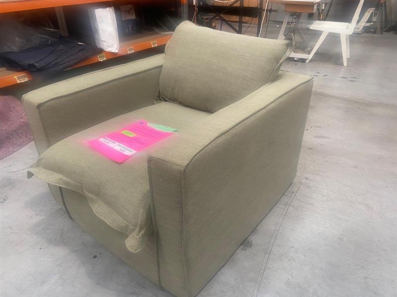 NZ PRZ20245 1 PCE RIVERTON ARMCHAIR EAMES OLIVE