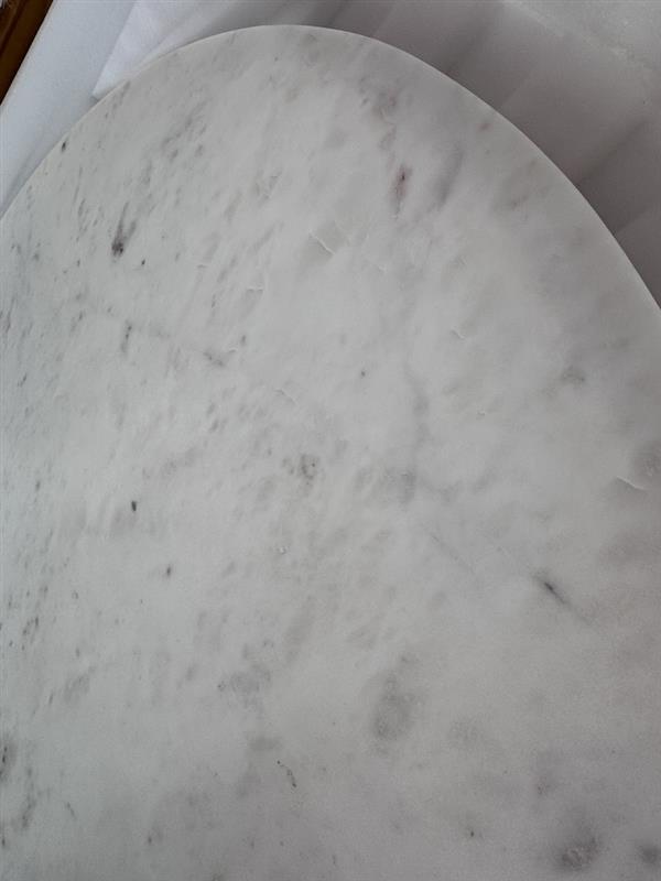 NZ CLZ20575 2 PCE NESST DINING TABLE NATURAL/MARBLE CARTON 1&2