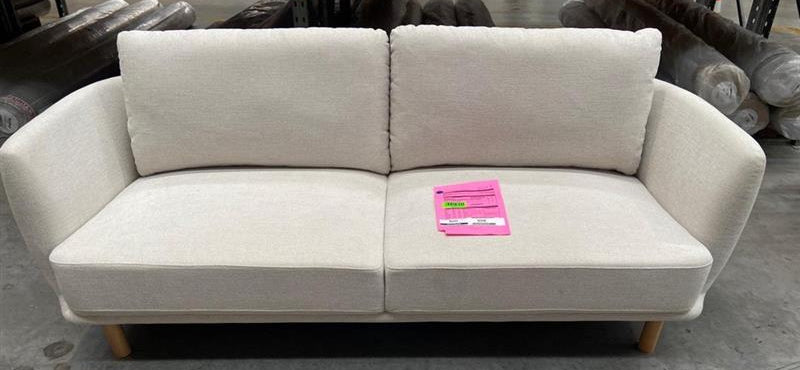 NZ PRZ20316 2 PCE CLEO SOFA 3S HERVEY NATURAL LEG