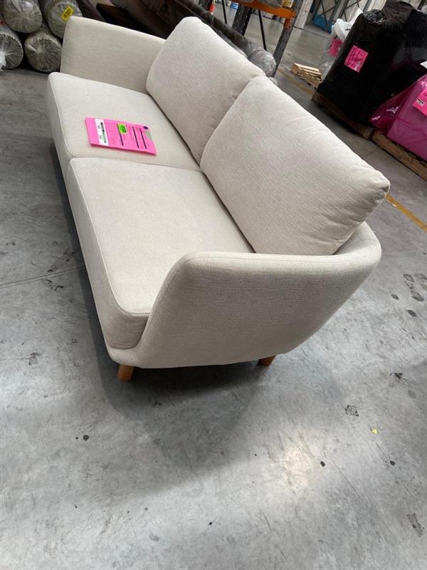 NZ PRZ20277 1 PCE CLEO SOFA 3S HERVEY NATURAL LEG
